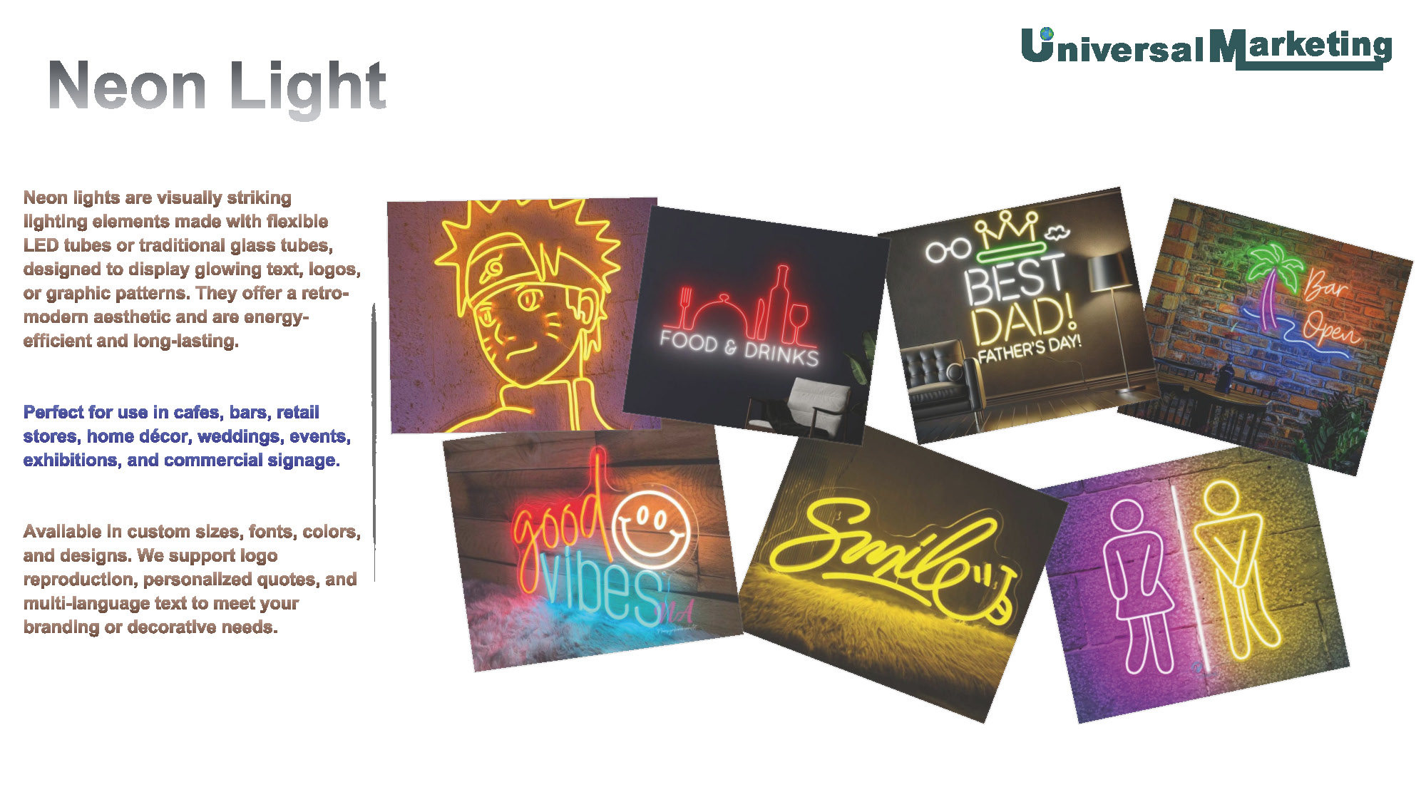 Premium signage solutions - Neon light signs
