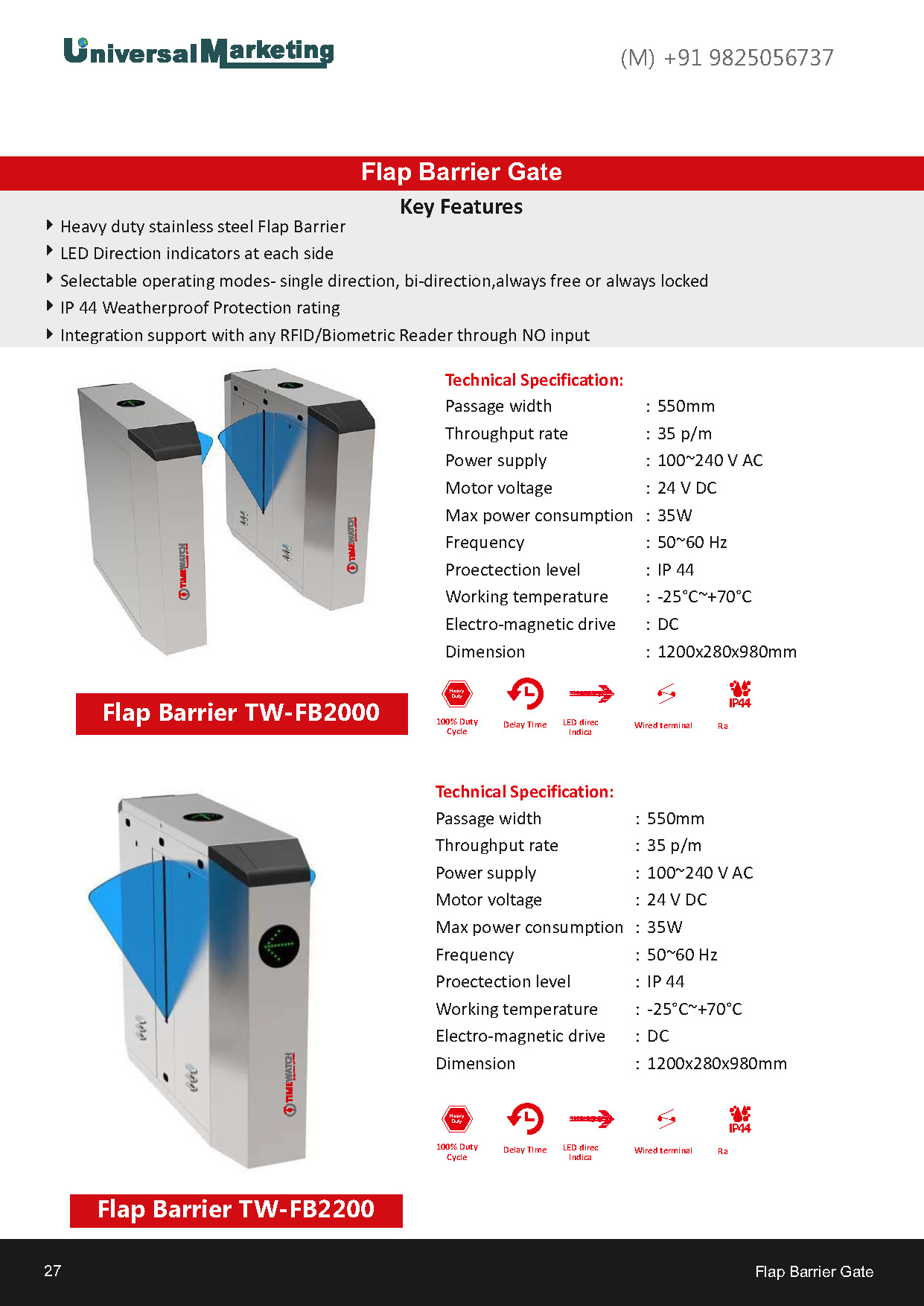 Smart parking solutions - Flap barrier gates