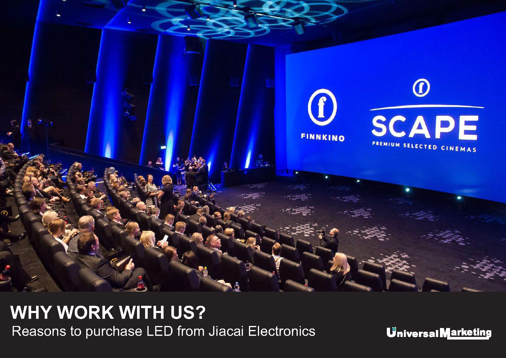 Digital LED display screen solutions - Cinema and auditorium LED screens