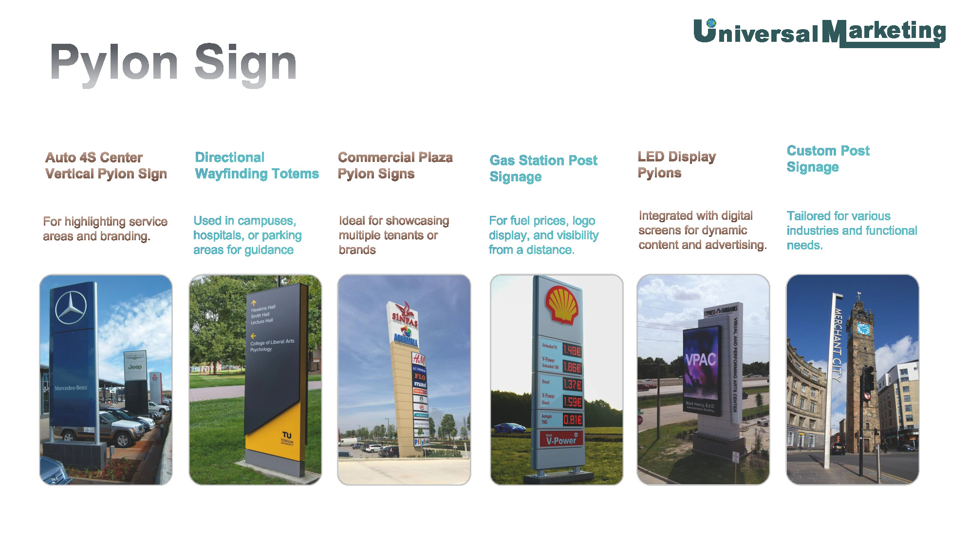 Premium signage solutions - Pylon signs